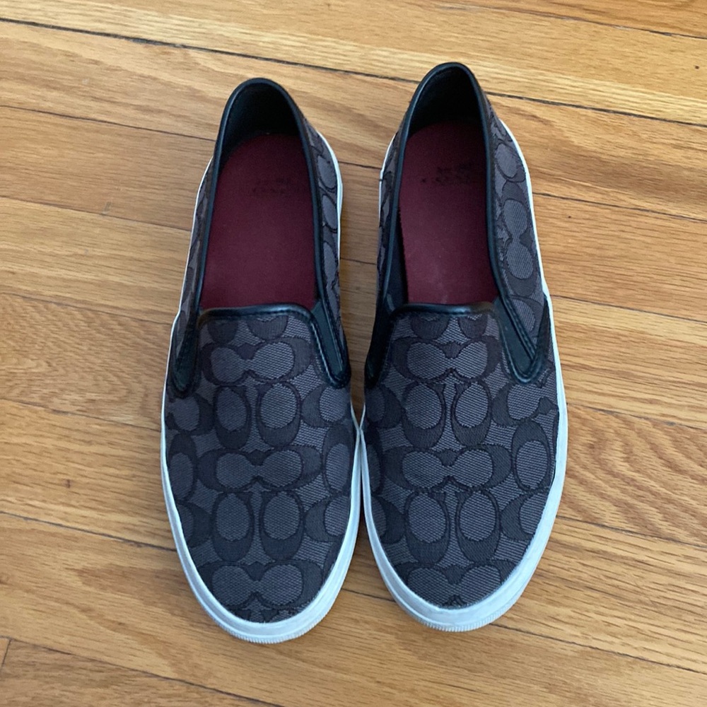 Black coach sneakers